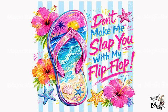 Download Funny Flip Flop Summer PNG - Summer Collection