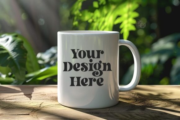 Download Green Nature Coffee Mug Garden Mockup - Garden mockup Collection