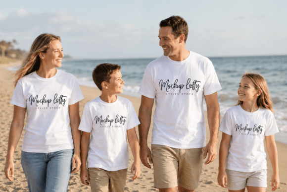Download Summer Gildan 5000 Family Group Mockup - Summer Collection